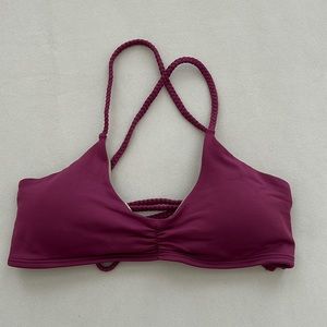 Maroon Midori Bikini Top